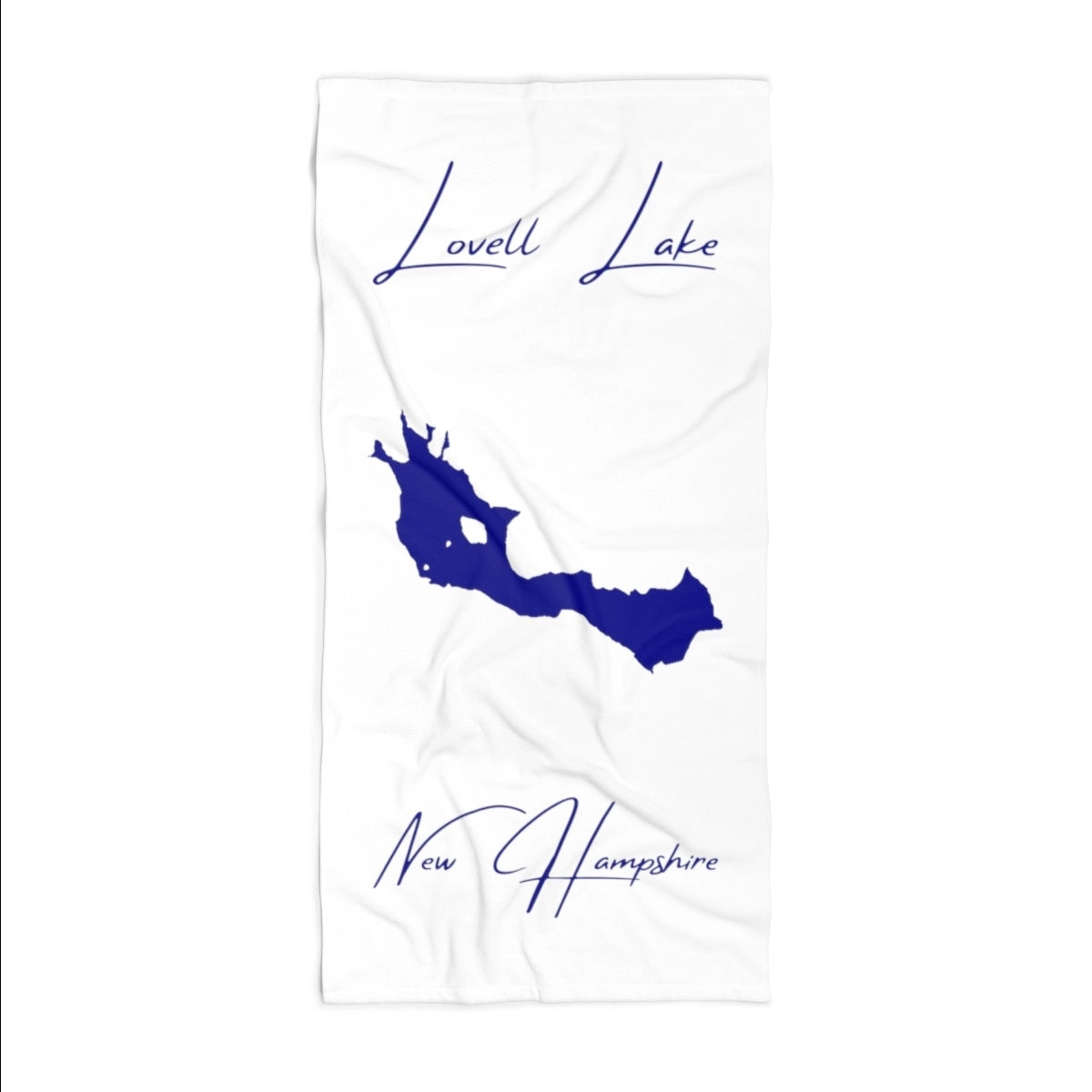 New Hampshire Lovell Lake Beach Towel front position view from front 36 x 72.webp