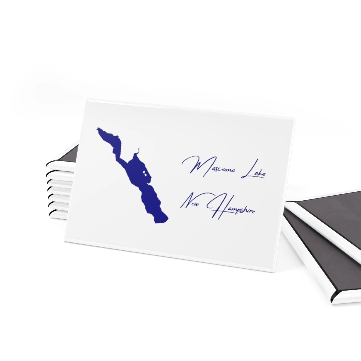 New Hampshire Mascoma Lake Magnet front position view from set 2 x 3.webp