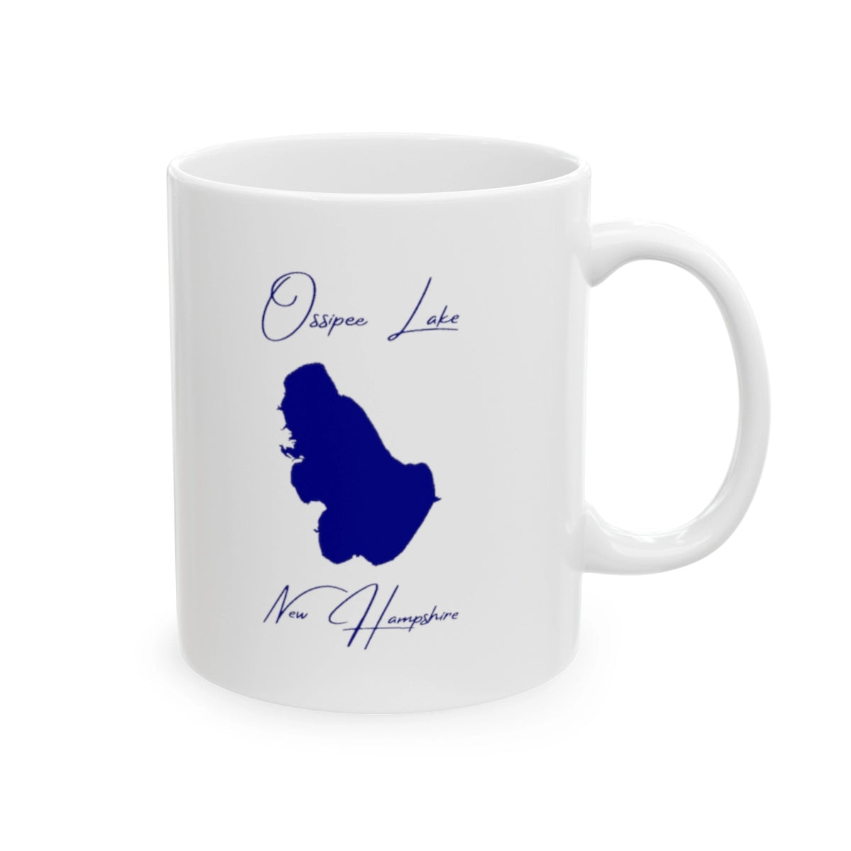 New Hampshire Ossipee Lake Ceramic Mug other position view from right 11oz.webp