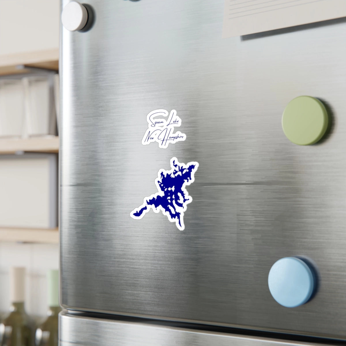 New Hampshire Squam Lake Vinyl Decal other position view from context-2 4 x 6.webp