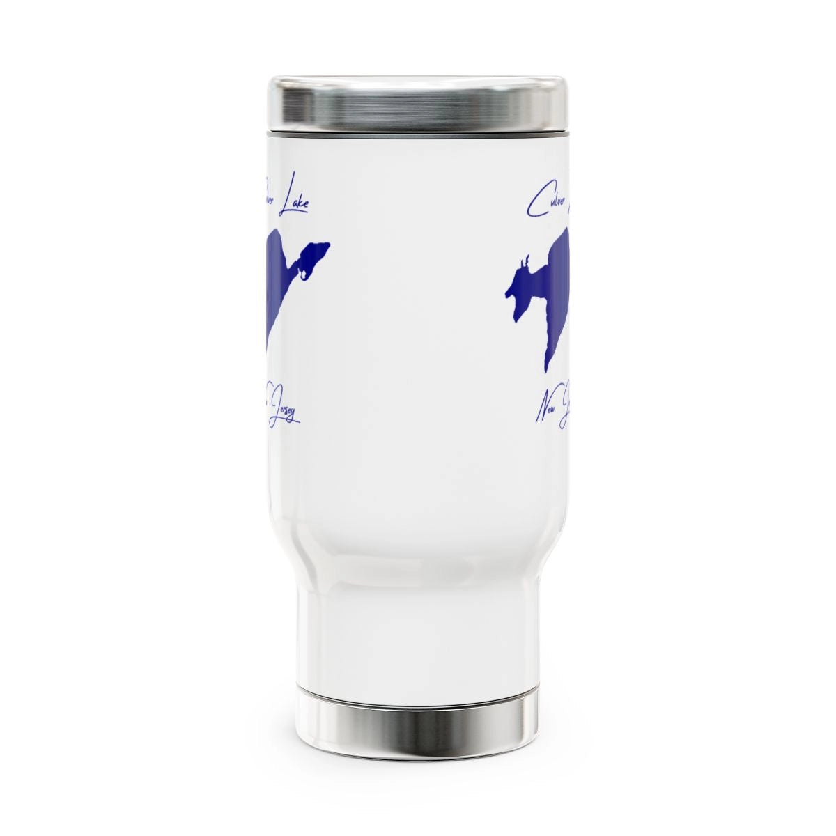 New Jersey Culver Lake Travel Mug other position view from front 14oz.webp