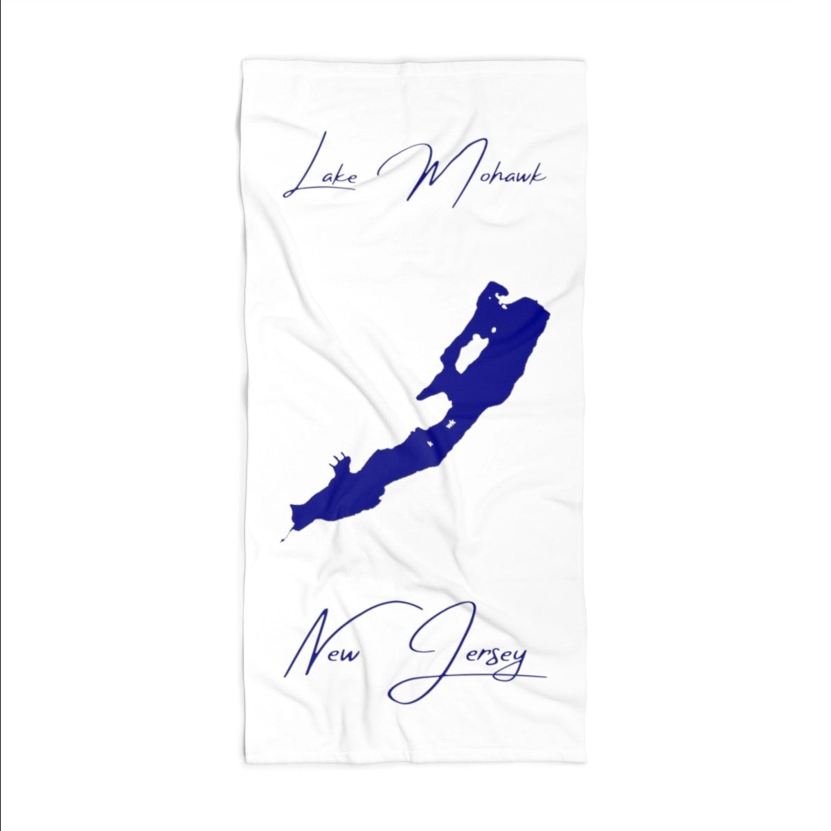 New Jersey Lake Mohawk Beach Towel front position view from front 36 x 72.webp