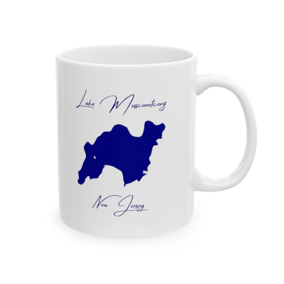 New Jersey Lake Musconetcong Ceramic Mug other position view from right 11oz.webp