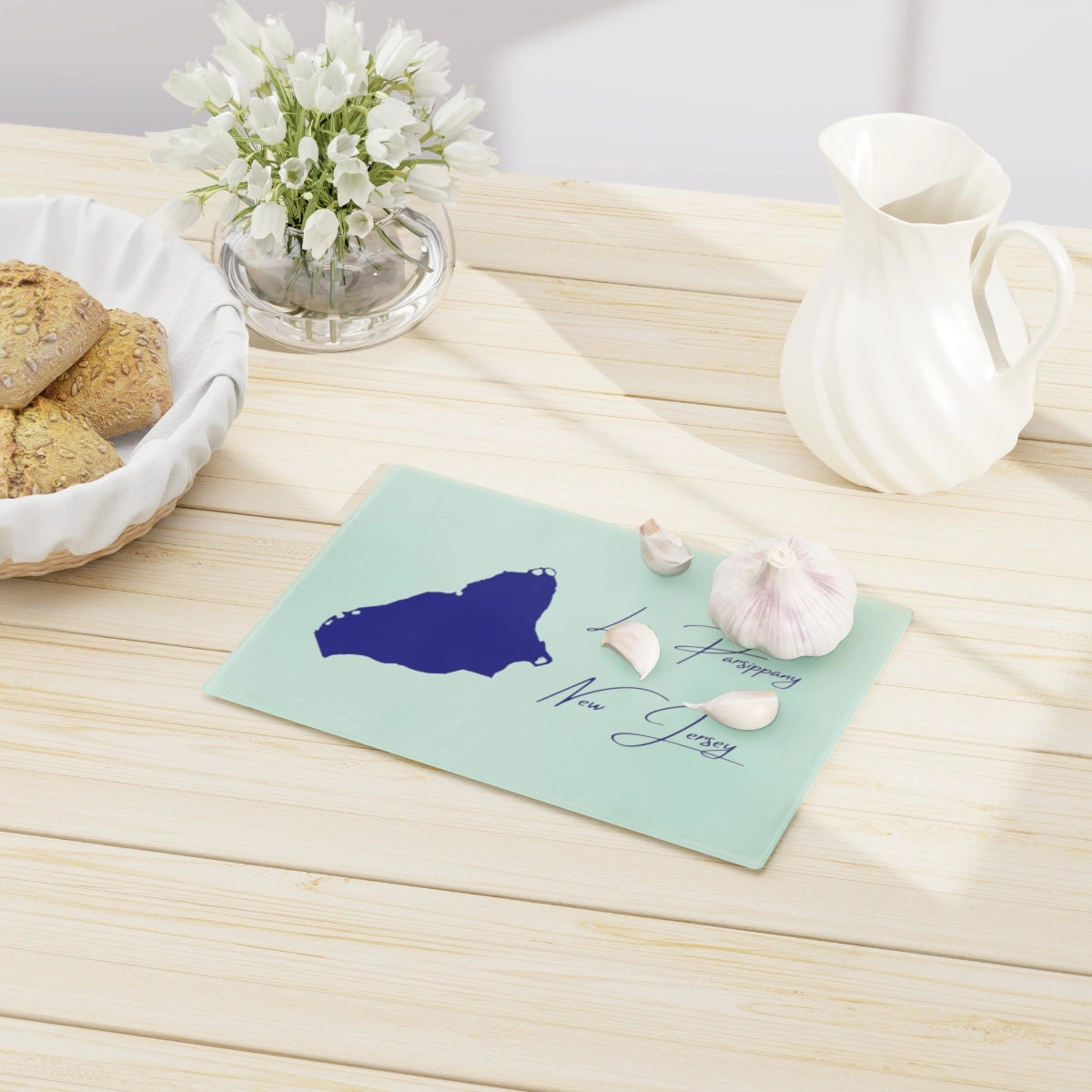 New Jersey Lake Parsippany Cutting Board other position view from context-1 small.webp