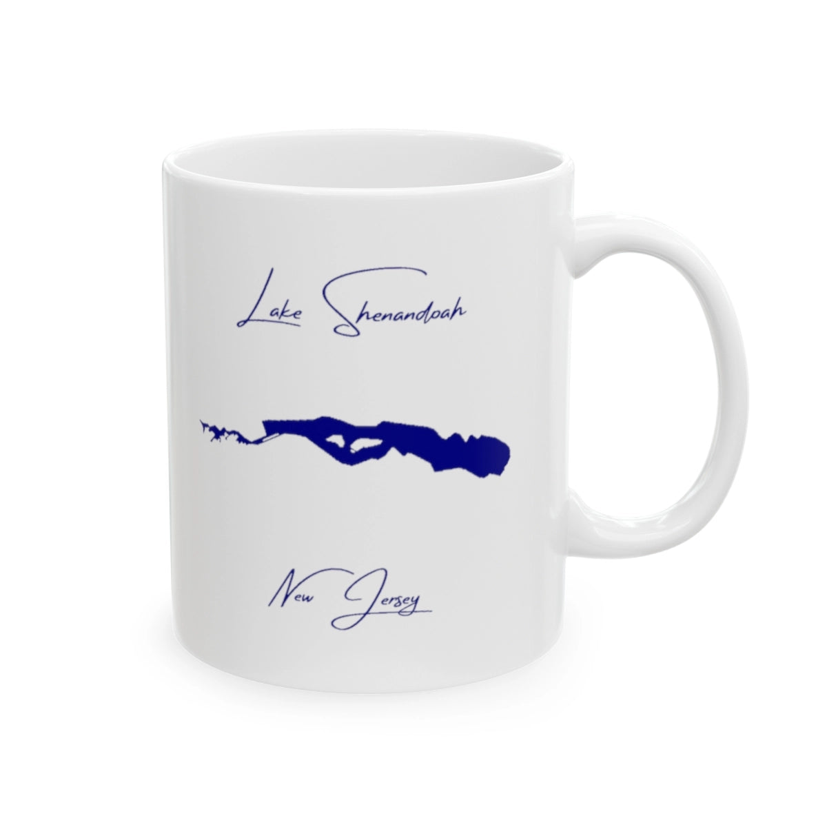 New Jersey Lake Shenandoah Ceramic Mug other position view from right 11oz.webp