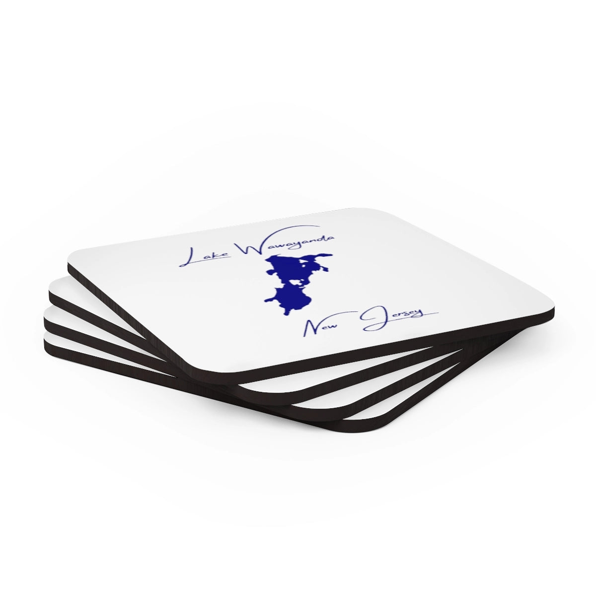 New Jersey Lake Wawayanda Coaster Set front position view from stacked 3.75 x 3.75.webp