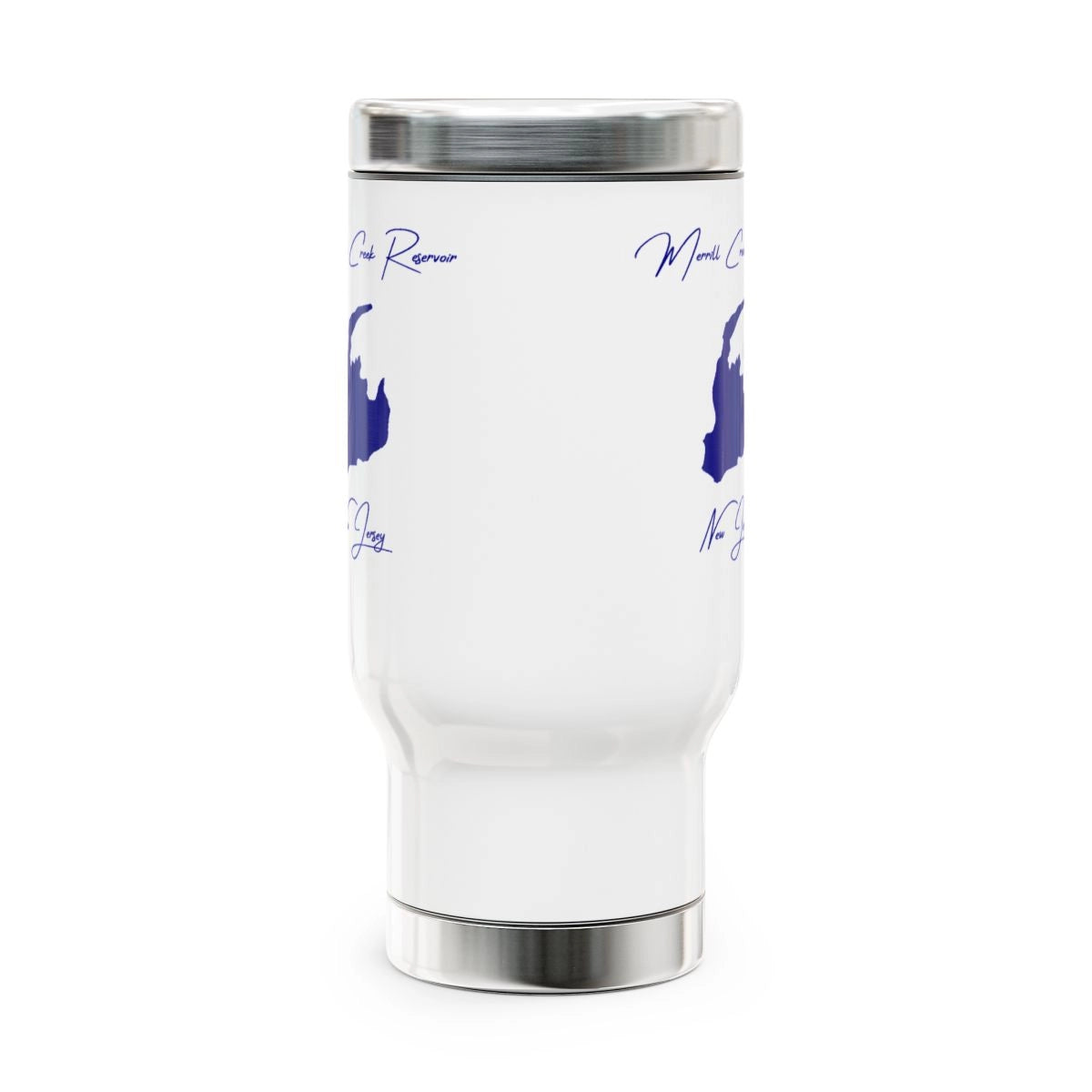 New Jersey Merrill Creek Reservoir Travel Mug other position view from front 14oz.webp