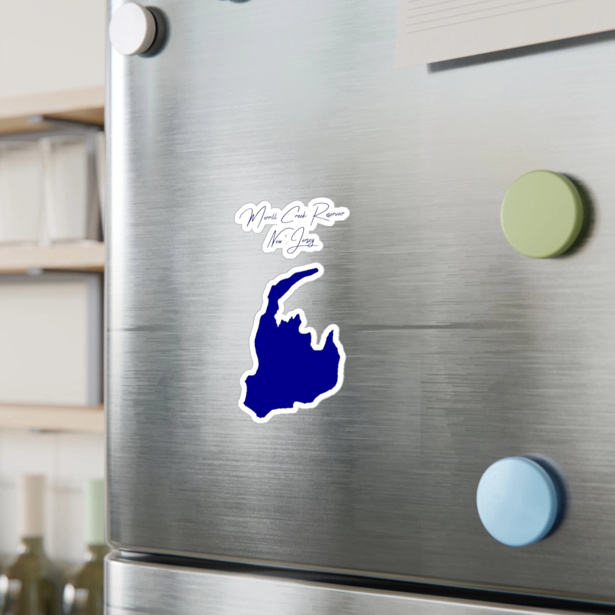 New Jersey Merrill Creek Reservoir Vinyl Decal other position view from context-2 4 x 6.webp