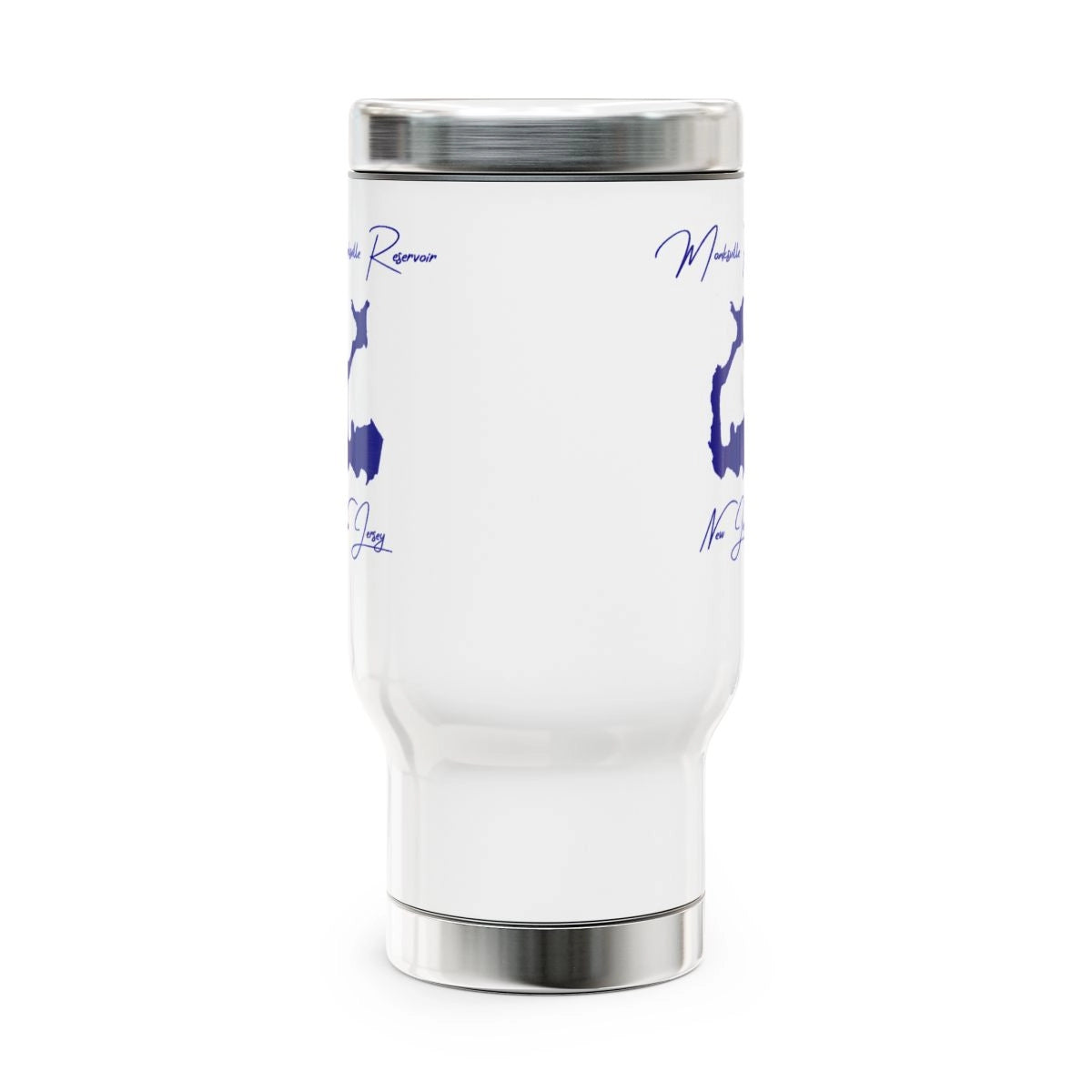 New Jersey Monksville Reservoir Travel Mug other position view from front 14oz.webp