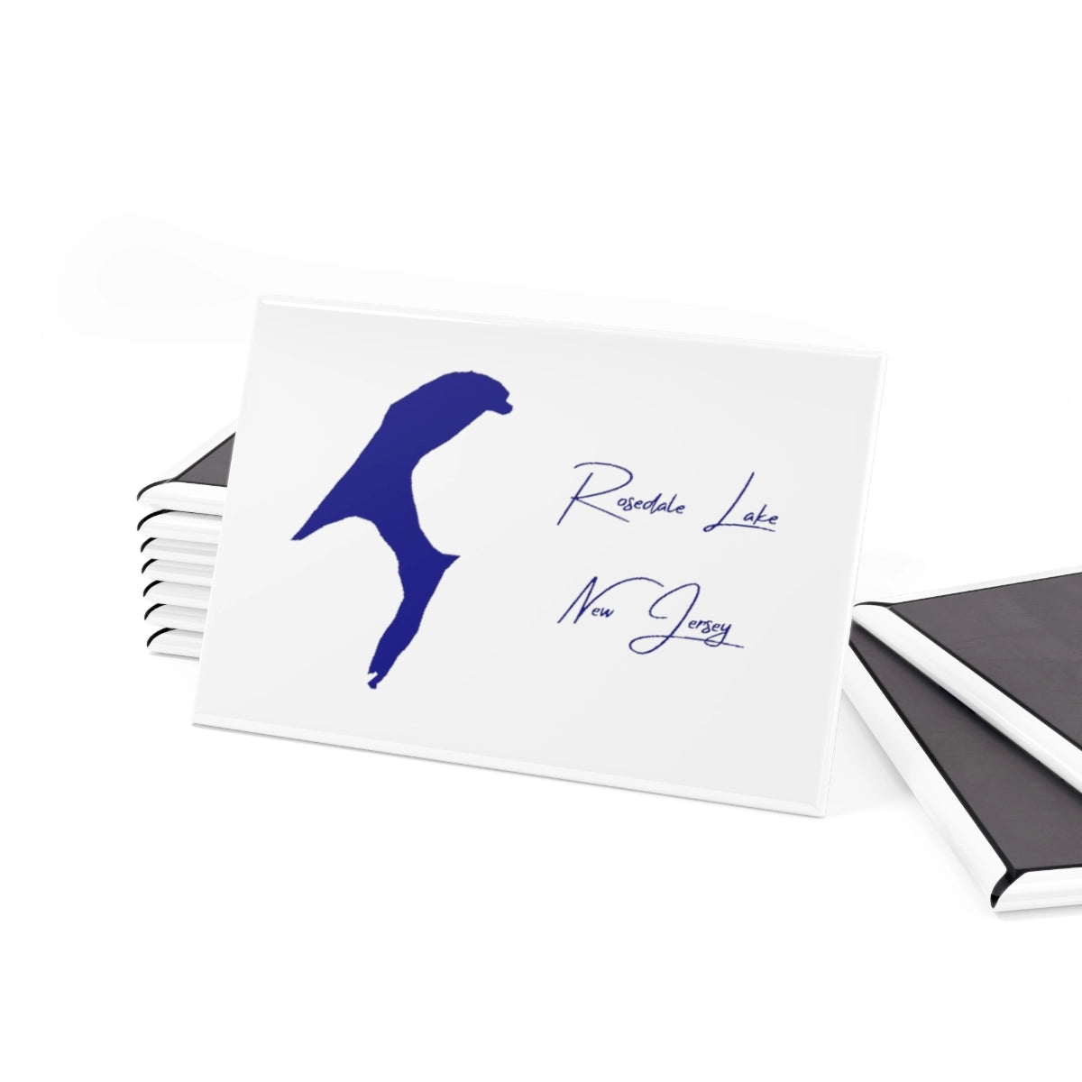 New Jersey Rosedale Lake Magnet front position view from set 2 x 3.webp