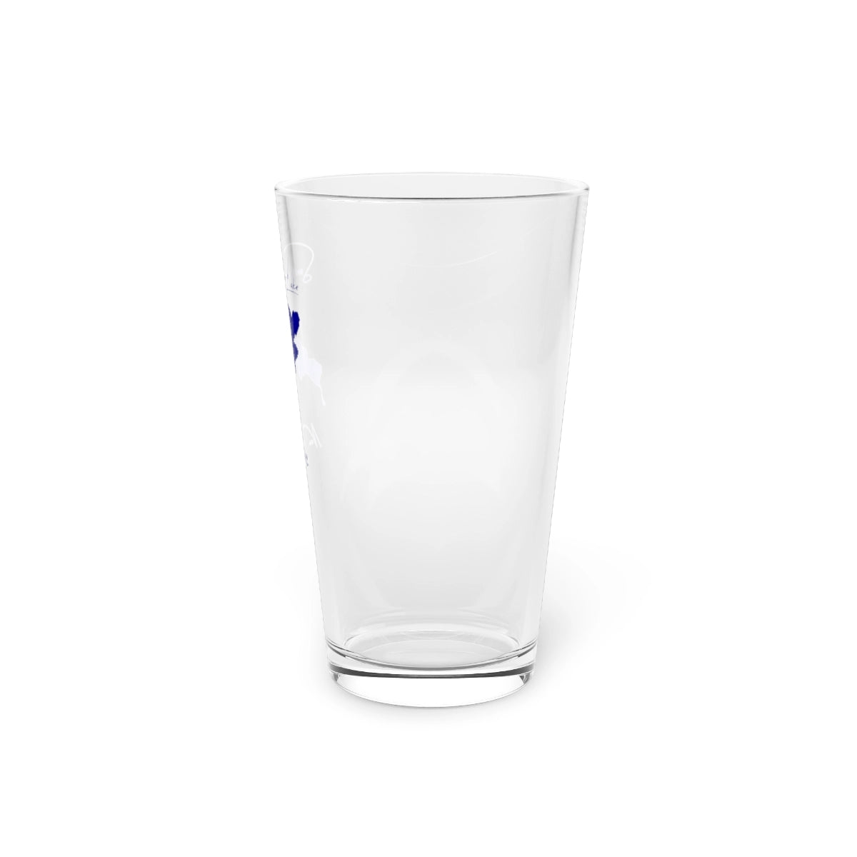 New Jersey Swartswood Lake 16oz Pint Glass front position view from right 16oz.webp