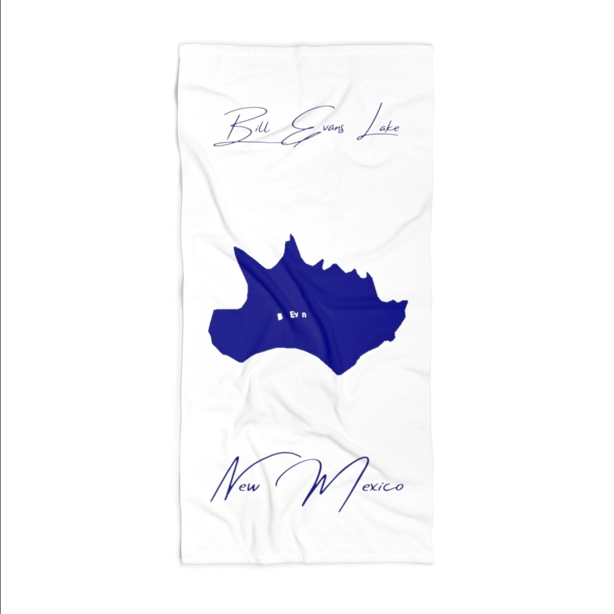 New Mexico Bill Evans Lake Beach Towel front position view from front 36 x 72.webp