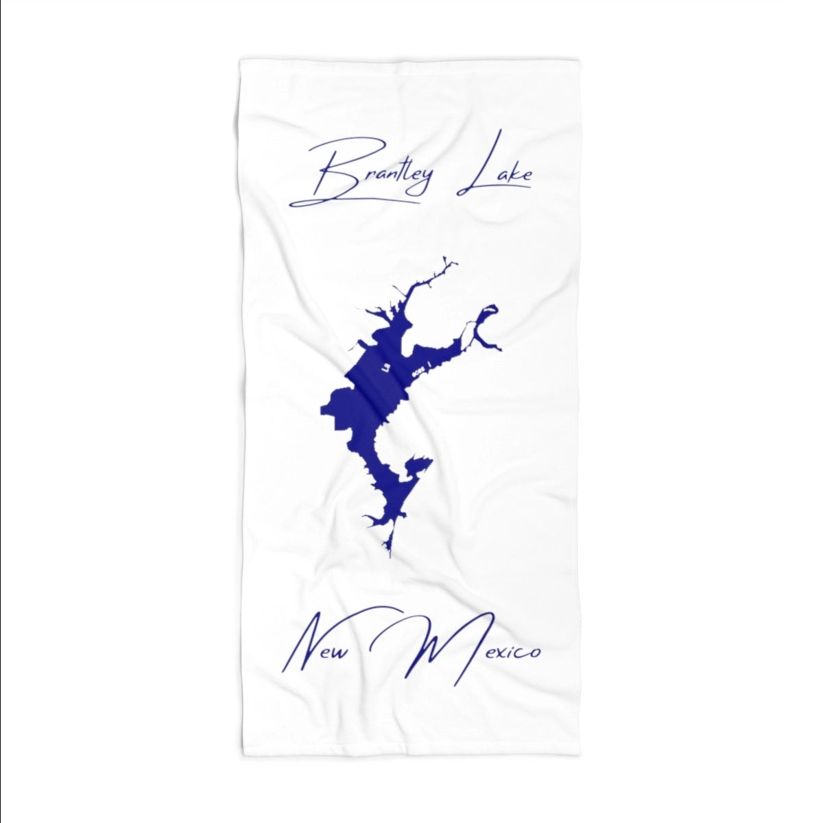 New Mexico Brantley Lake Beach Towel front position view from front 36 x 72.webp