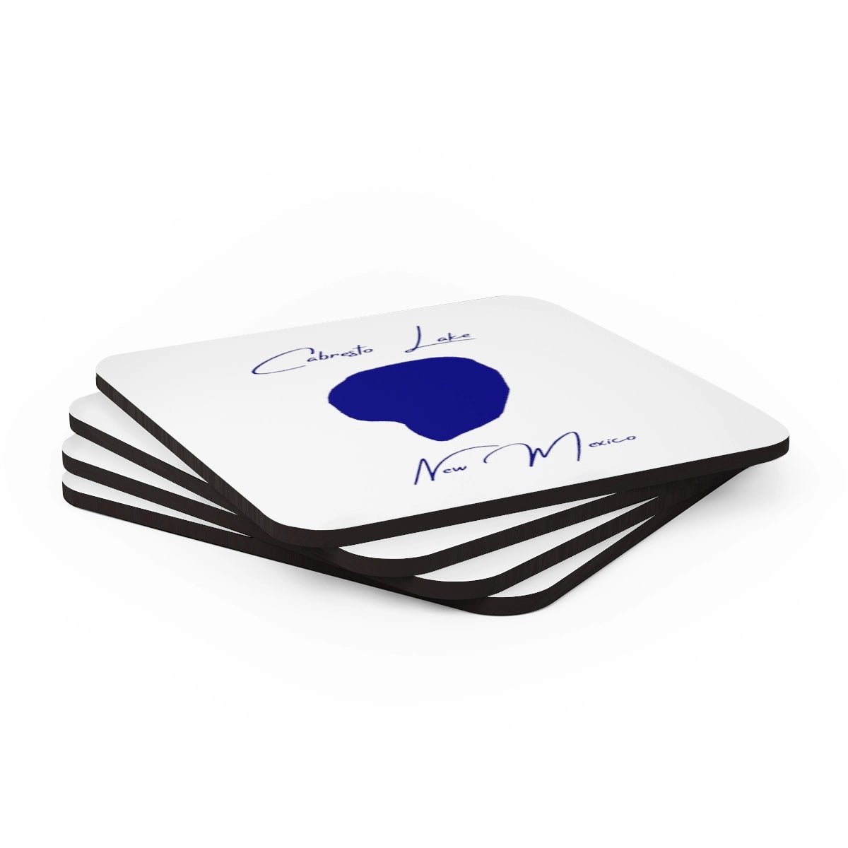 New Mexico Cabresto Lake Coaster Set front position view from stacked 3.75 x 3.75.webp