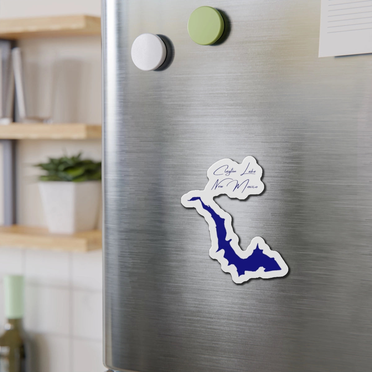 New Mexico Clayton Lake Die Cut Magnet front position view from context-2 4 x 4.webp