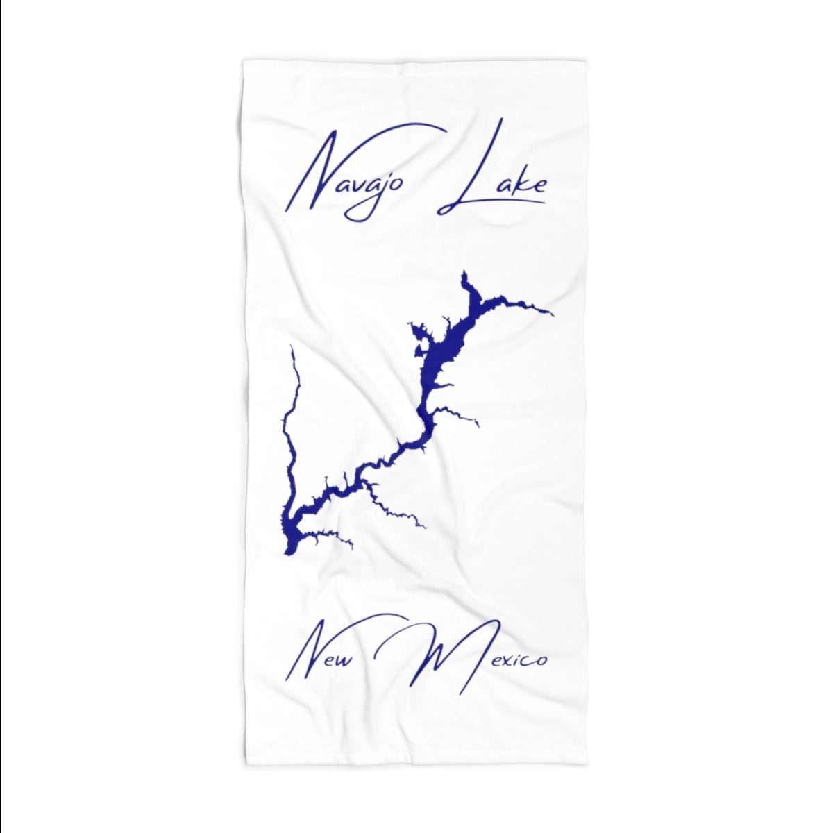 New Mexico Navajo Lake Beach Towel front position view from front 36 x 72.webp