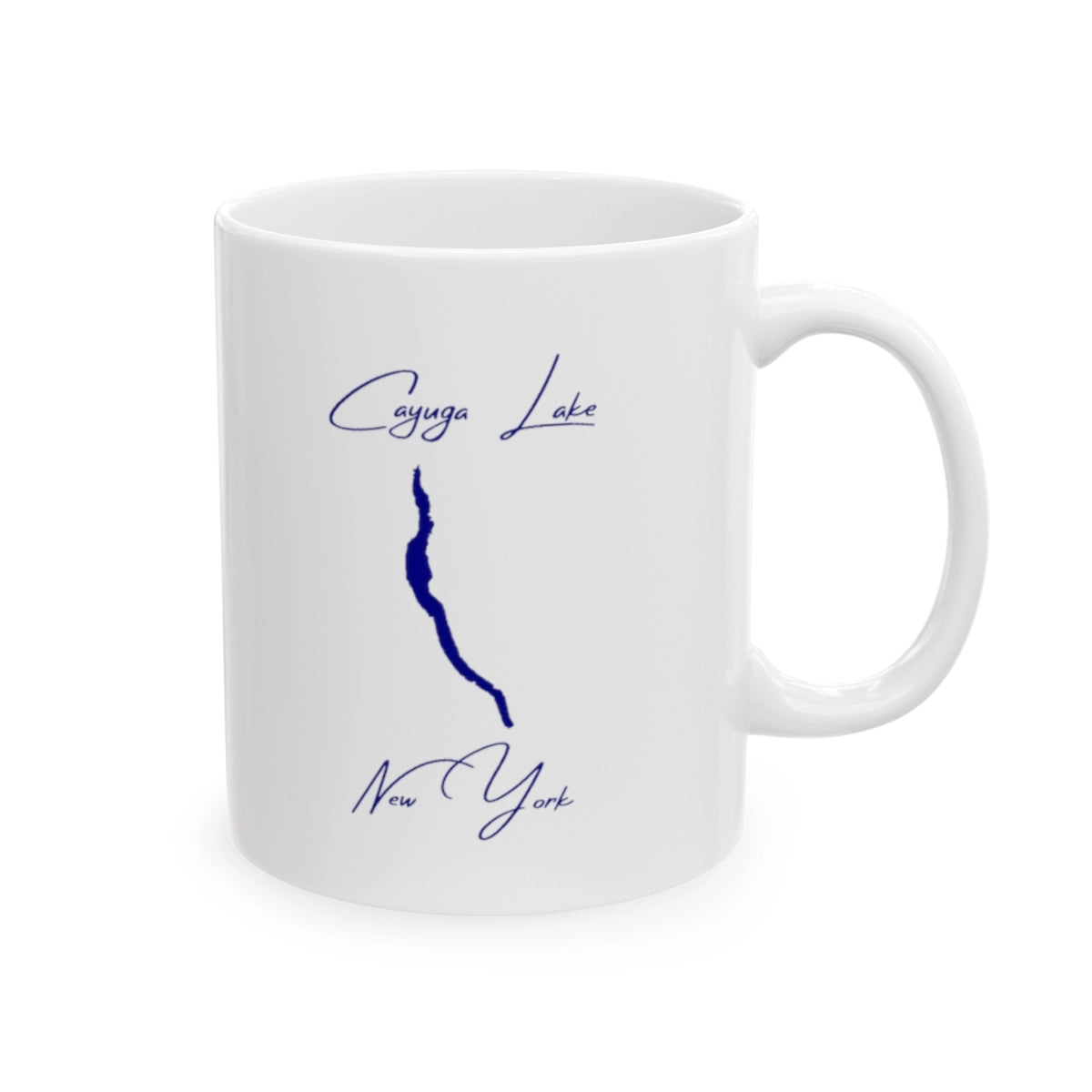 New York Cayuga Lake Ceramic Mug other position view from right 11oz.webp