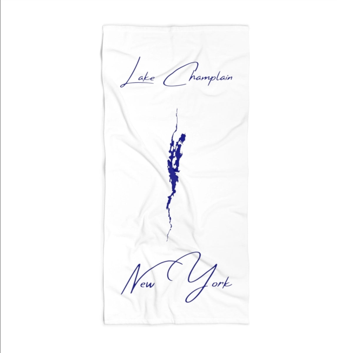 New York Lake Champlain Beach Towel front position view from front 36 x 72.webp