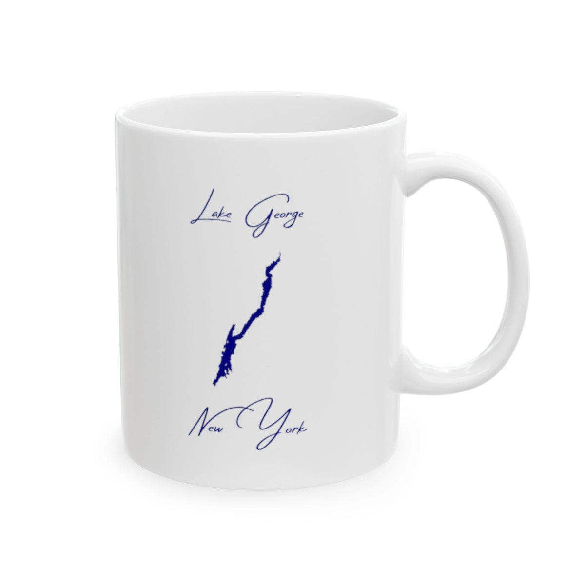 New York Lake George Ceramic Mug other position view from right 11oz.webp