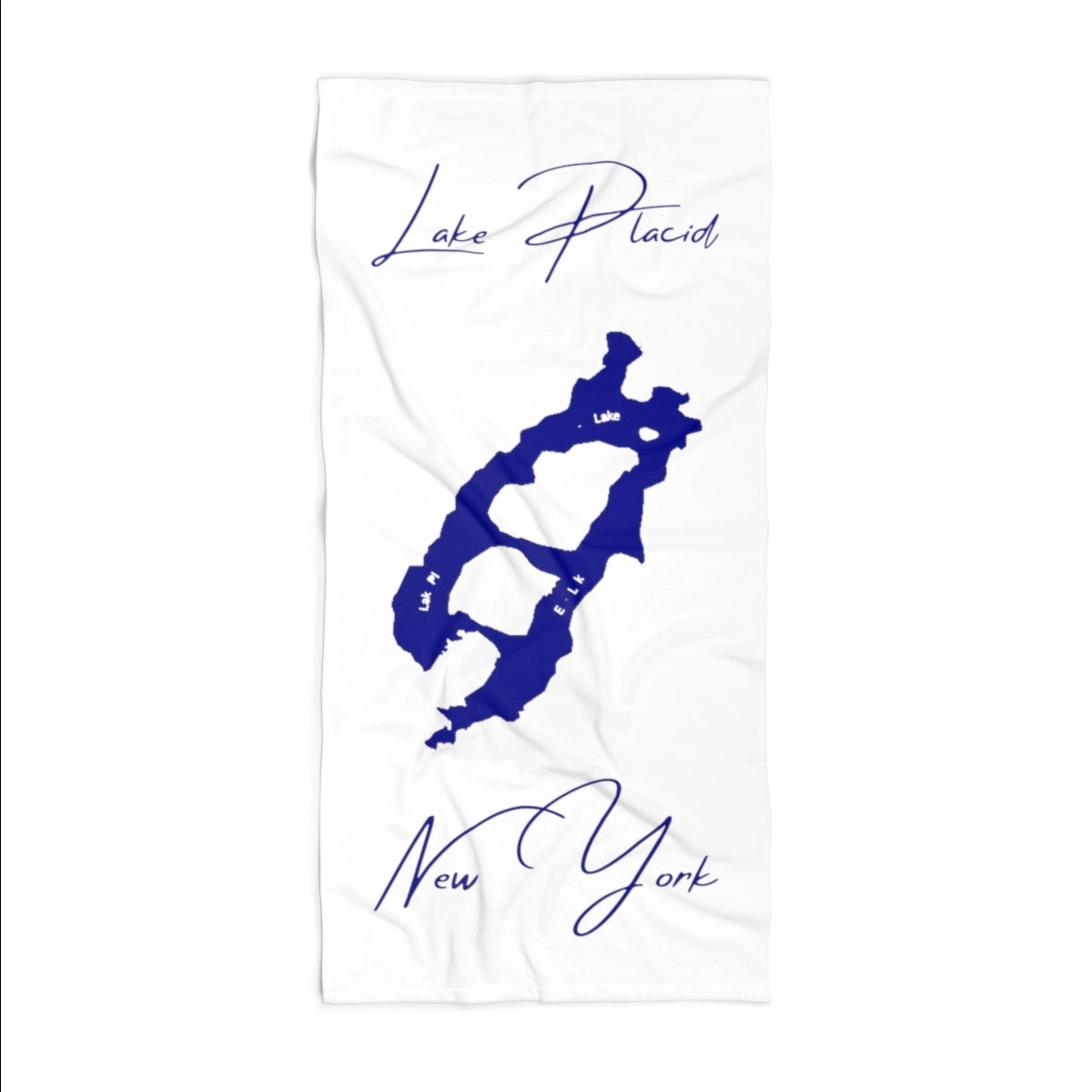 New York Lake Placid Beach Towel front position view from front 36 x 72.webp