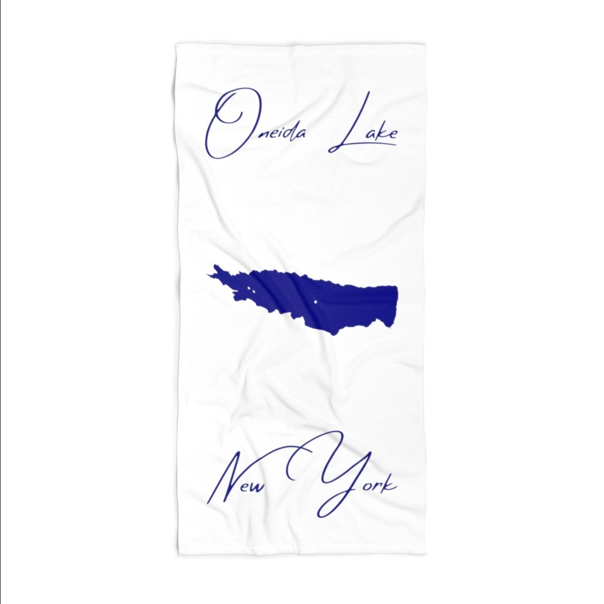 New York Oneida Lake Beach Towel front position view from front 36 x 72.webp