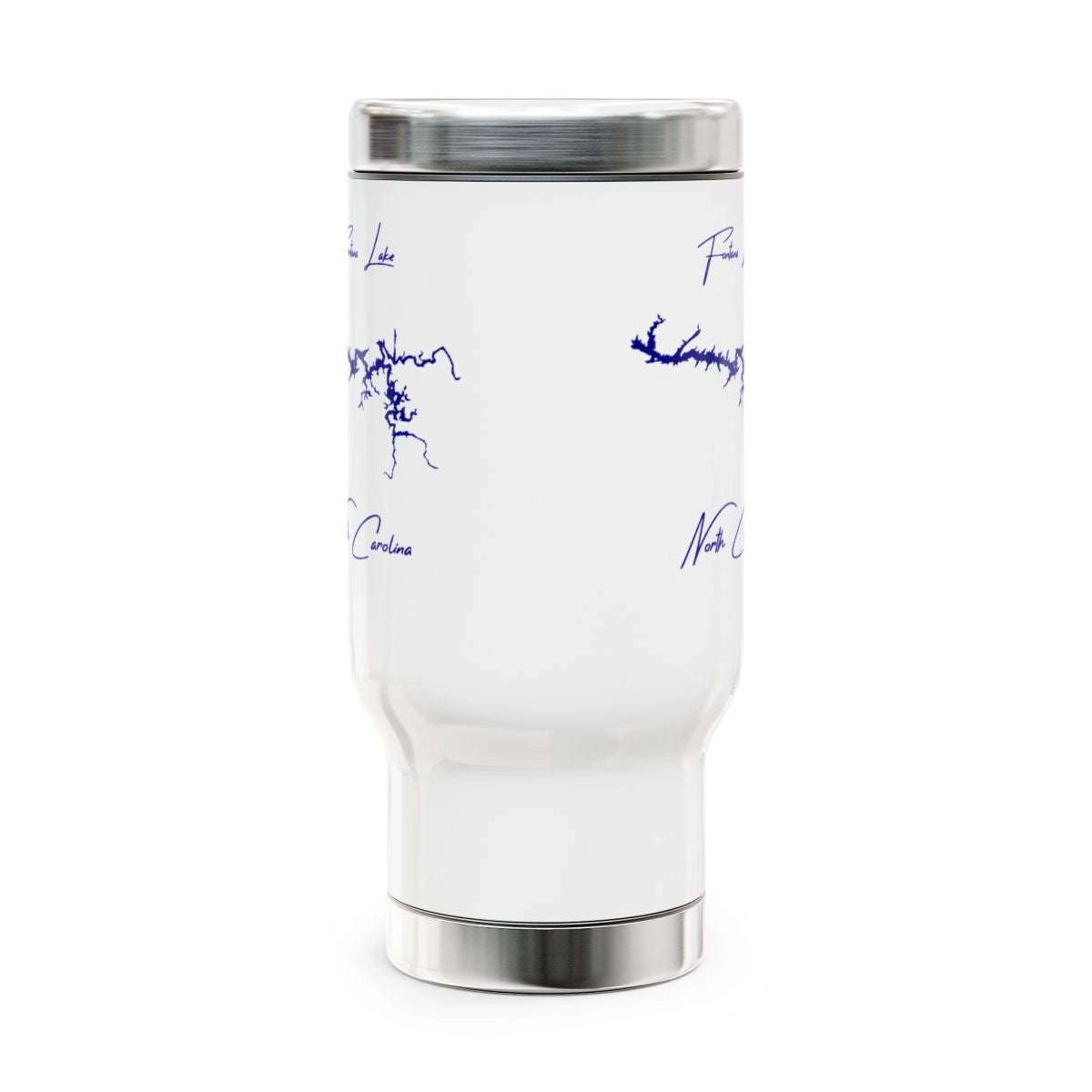 North Carolina Fontana Lake Travel Mug other position view from front 14oz.webp