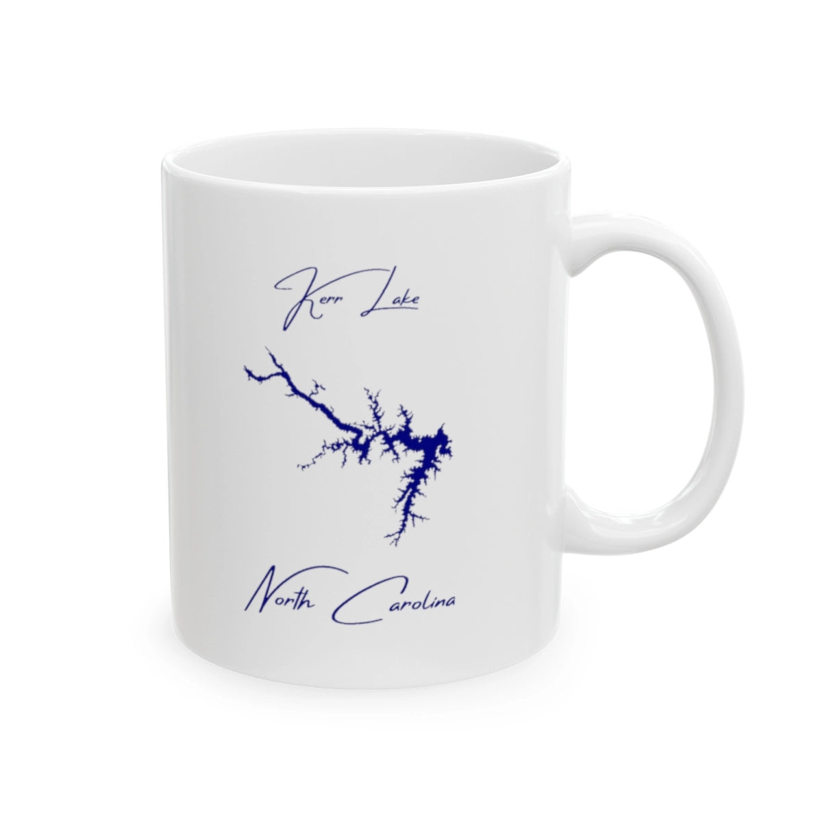 North Carolina Kerr Lake Ceramic Mug other position view from right 11oz.webp