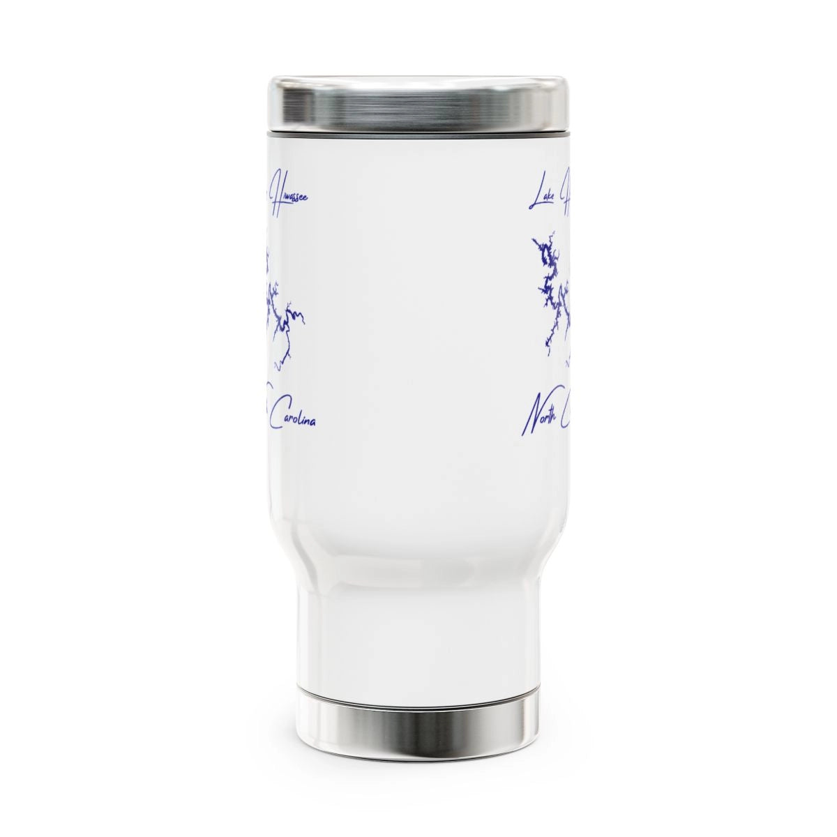 North Carolina Lake Hiwassee Travel Mug other position view from front 14oz.webp