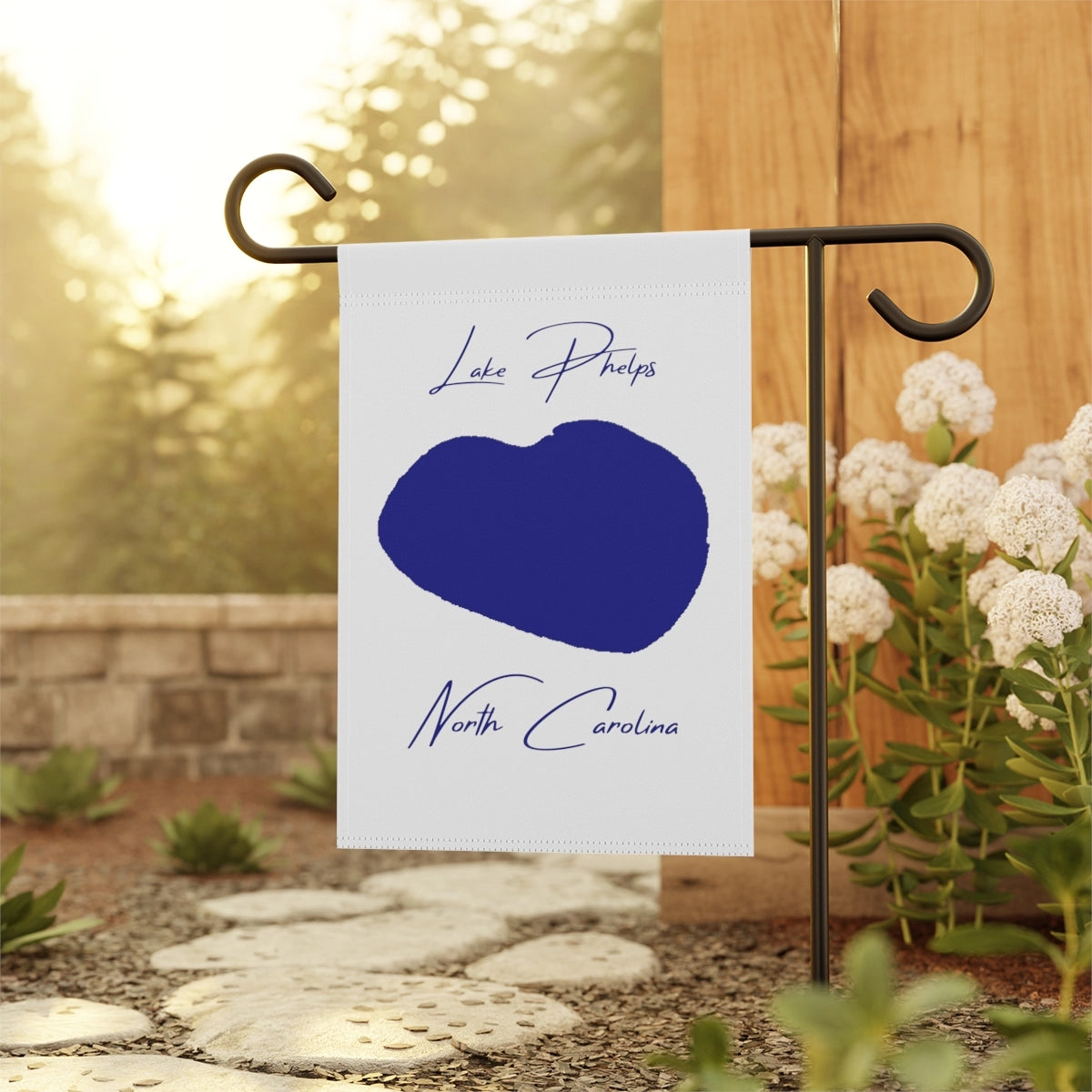 North Carolina Lake Phelps Garden Banner other position view from context-1 12'' x 18''.webp