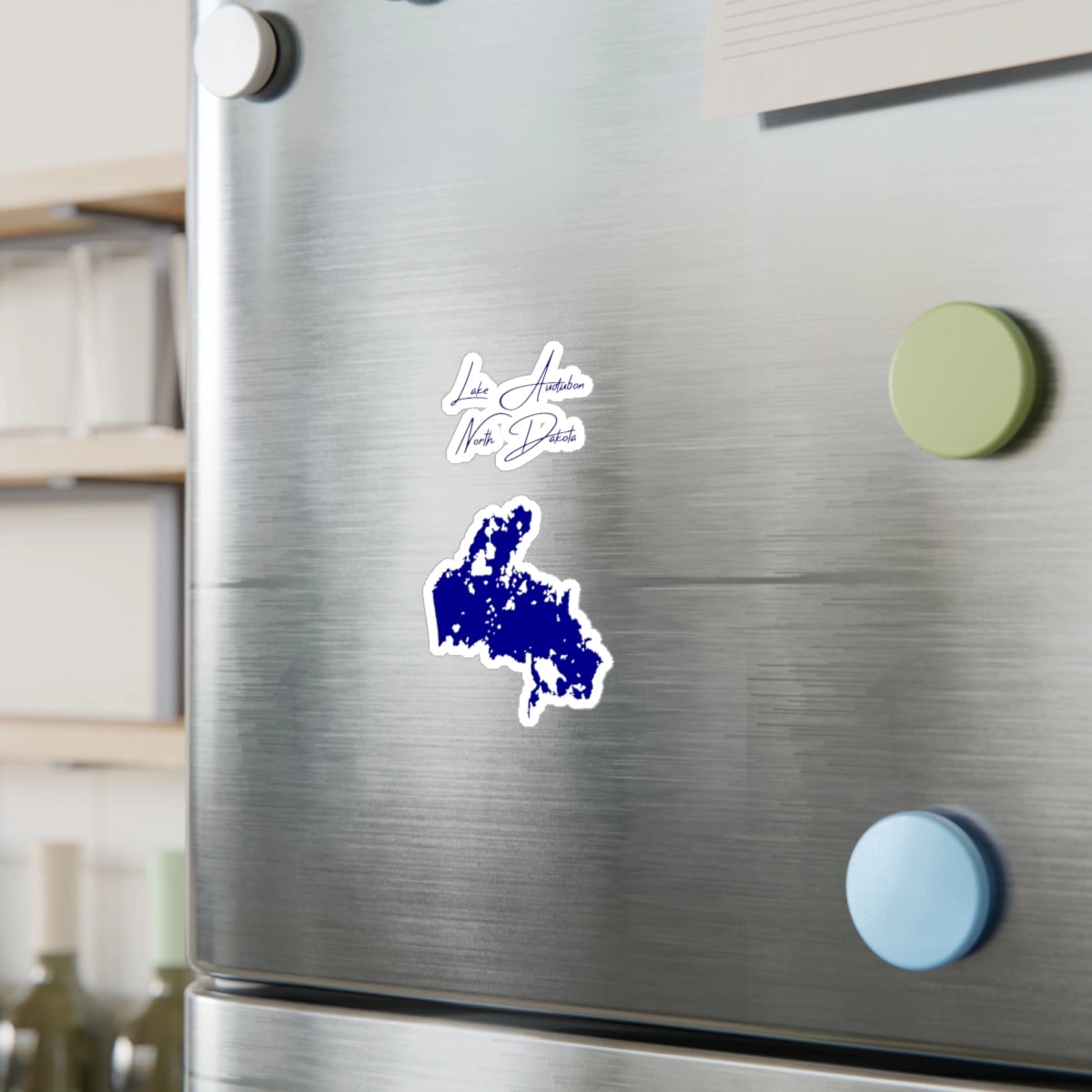 North Dakota Lake Audubon Vinyl Decal other position view from context-2 4 x 6.webp