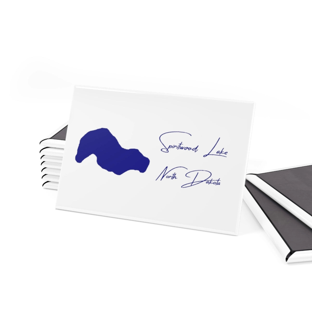 North Dakota Spiritwood Lake Magnet front position view from set 2 x 3.webp