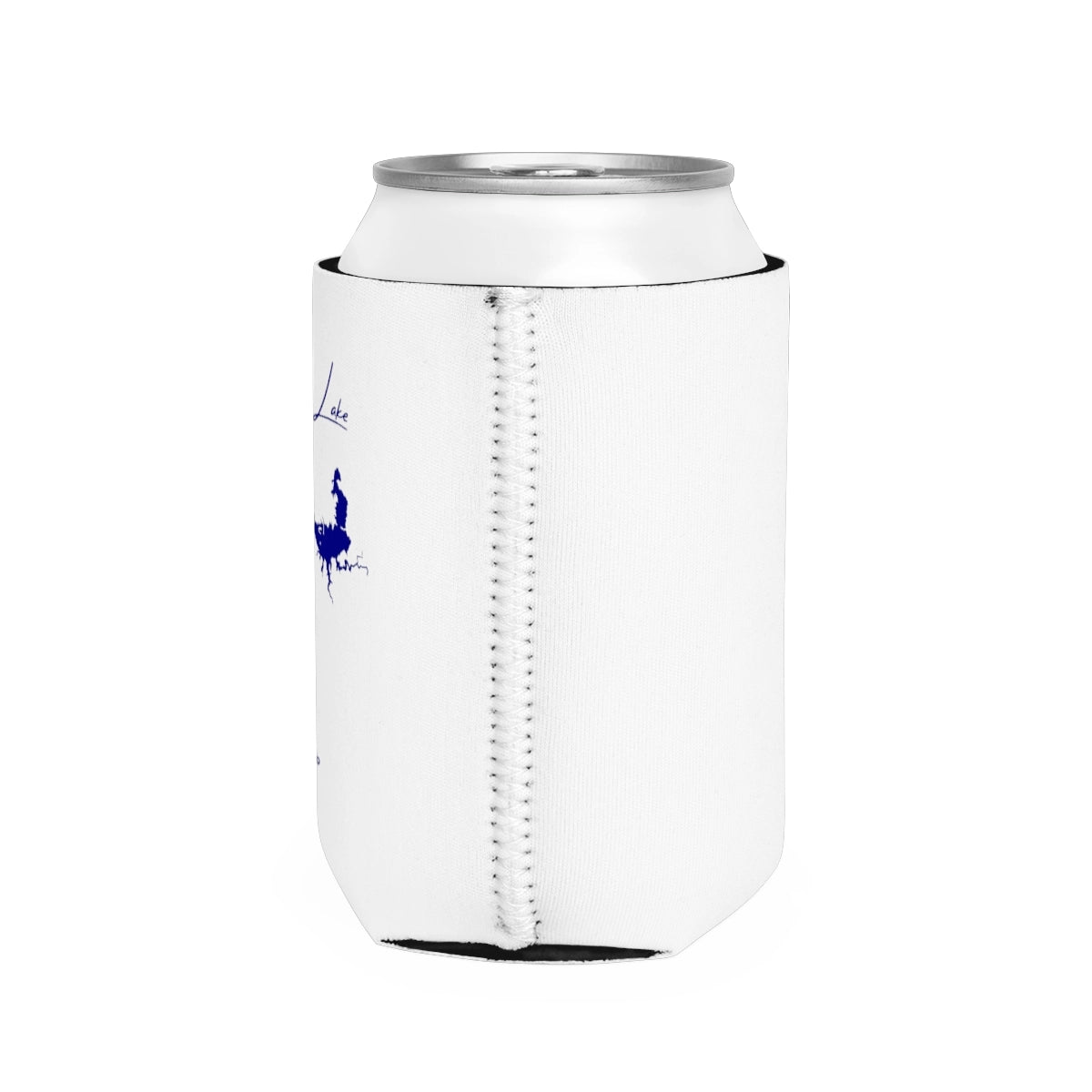 Ohio Berlin Lake Can Koozie all position view from right white.webp