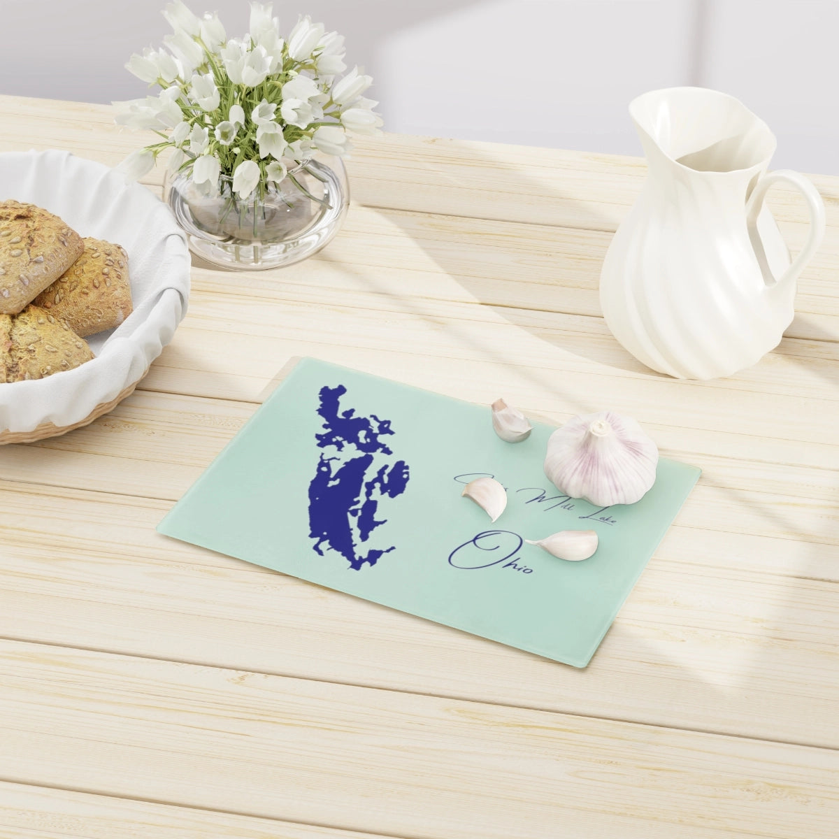 Ohio Charles Mill Lake Cutting Board other position view from context-1 small.webp