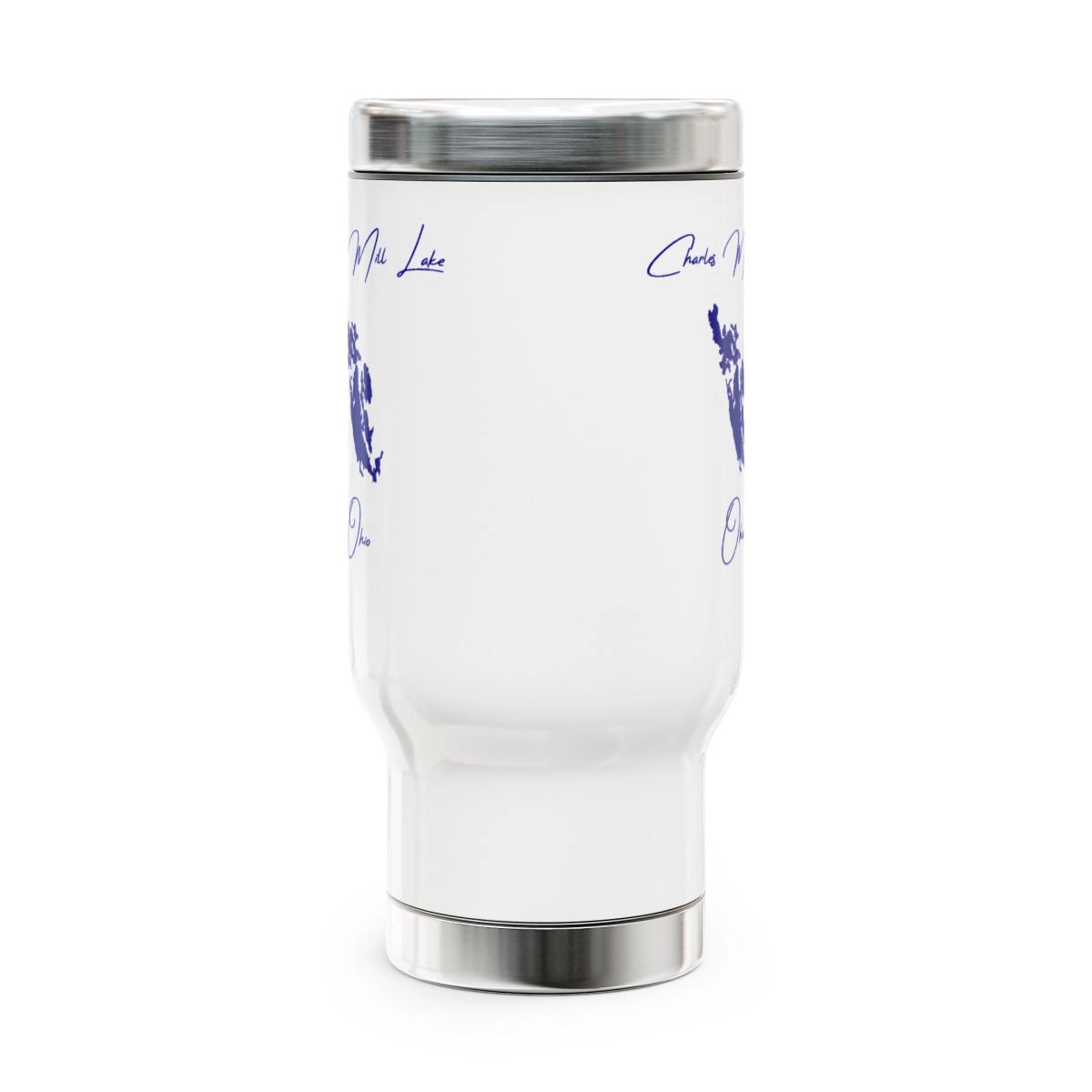 Ohio Charles Mill Lake Travel Mug other position view from front 14oz.webp