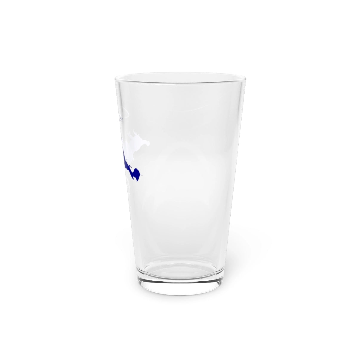 Ohio Cowan Lake 16oz Pint Glass front position view from right 16oz.webp