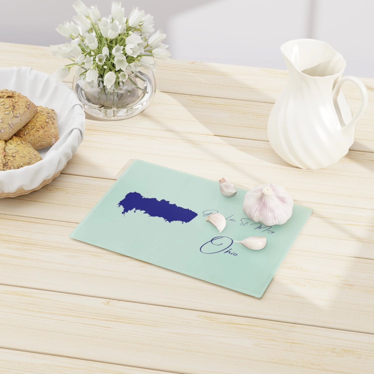 Ohio Grand Lake St. Marys Cutting Board other position view from context-1 small.webp