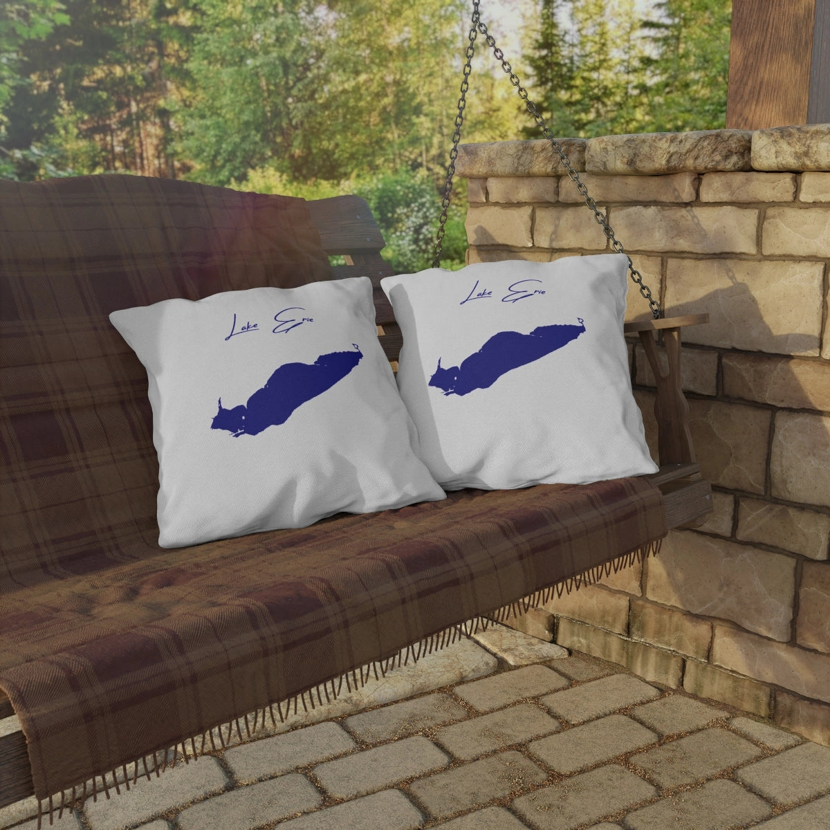 Ohio Lake Erie Outdoor Pillow all position view from context-2 20 x 20.webp