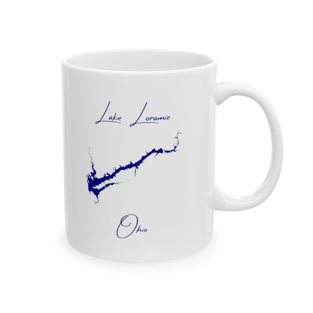 Ohio Lake Loramie Ceramic Mug other position view from right 11oz.webp