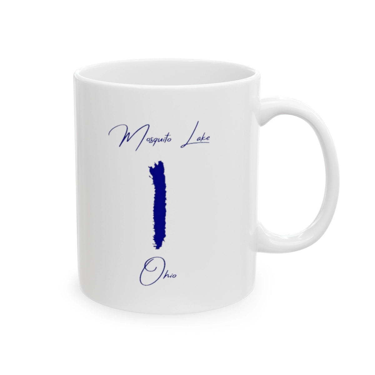 Ohio Mosquito Lake Ceramic Mug other position view from right 11oz.webp
