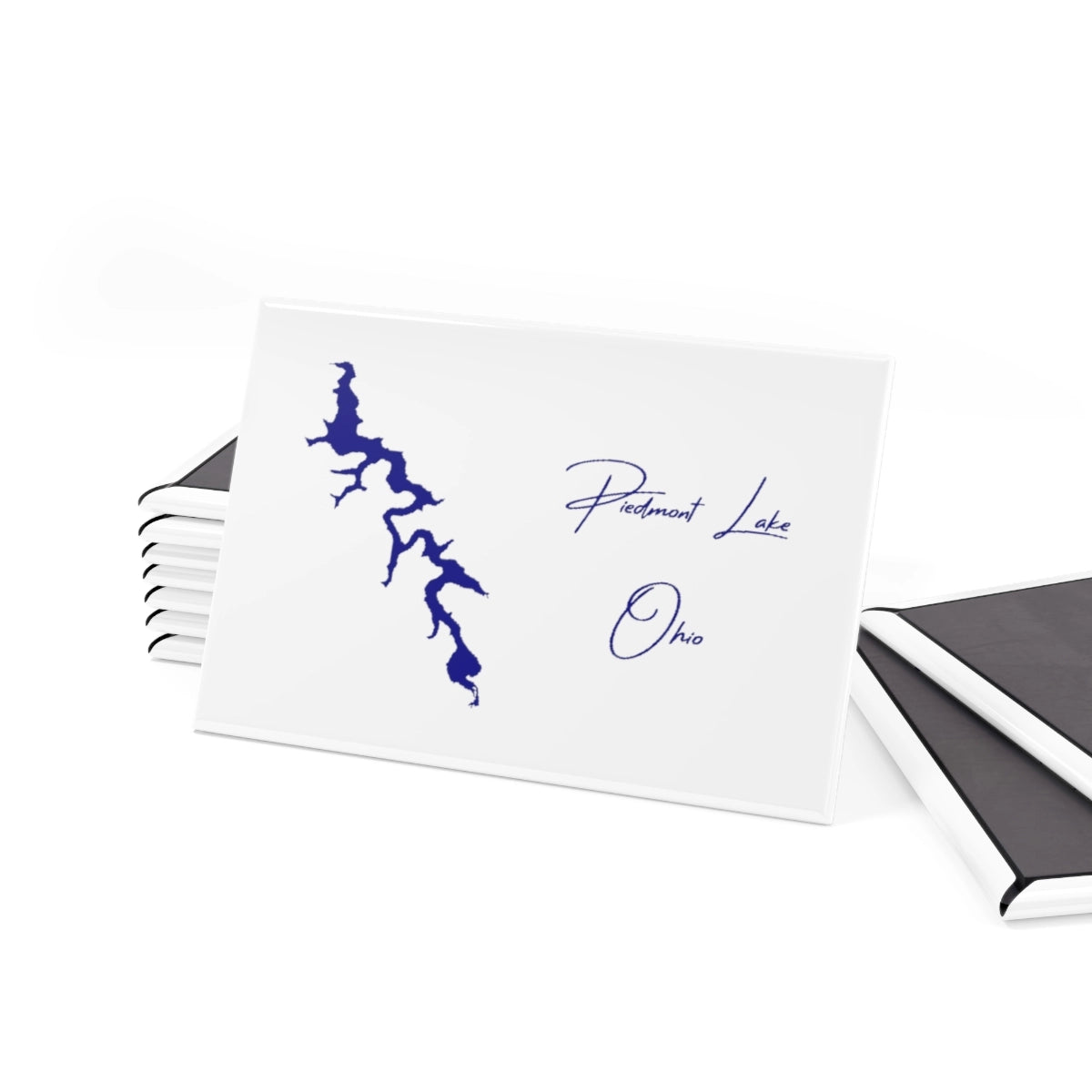 Ohio Piedmont Lake Magnet front position view from set 2 x 3.webp