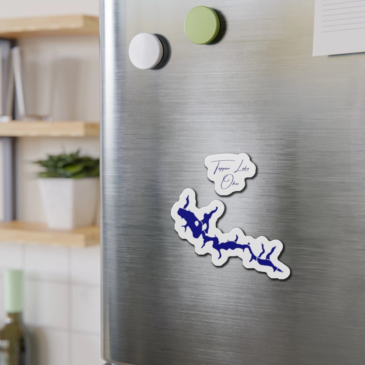 Ohio Tappan Lake Die Cut Magnet front position view from context-2 4 x 4.webp