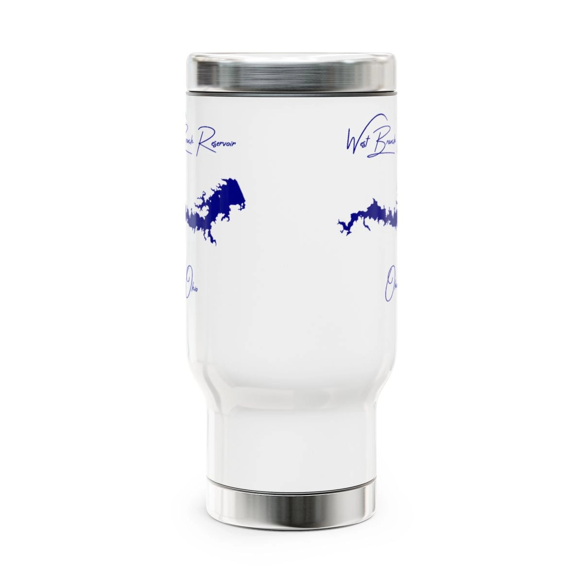 Ohio West Branch Reservoir Travel Mug other position view from front 14oz.webp