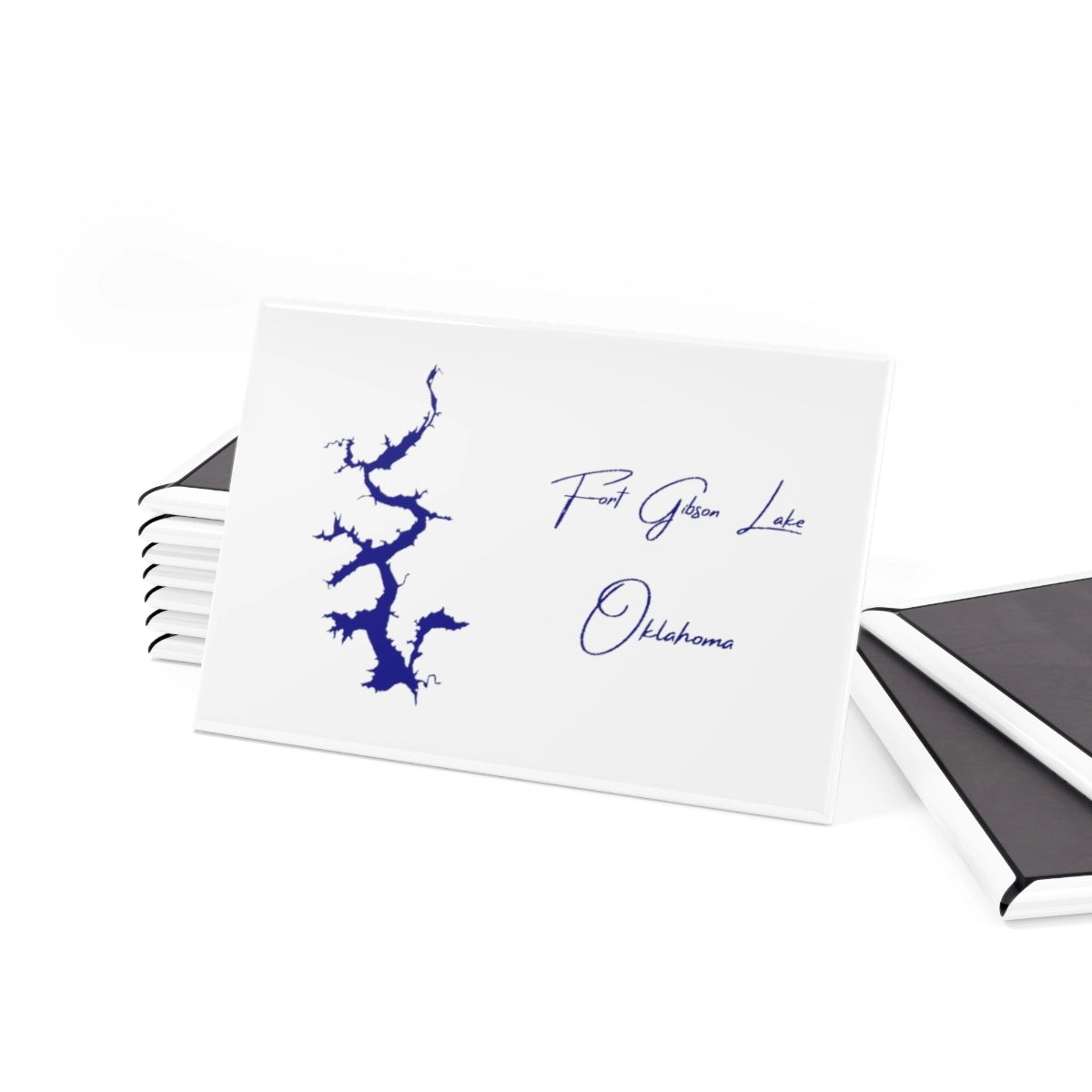 Oklahoma Fort Gibson Lake Magnet front position view from set 2 x 3.webp