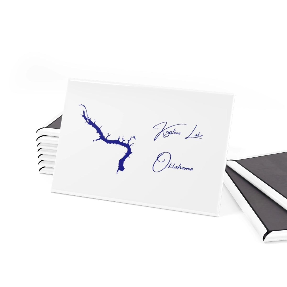 Oklahoma Keystone Lake Magnet front position view from set 2 x 3.webp