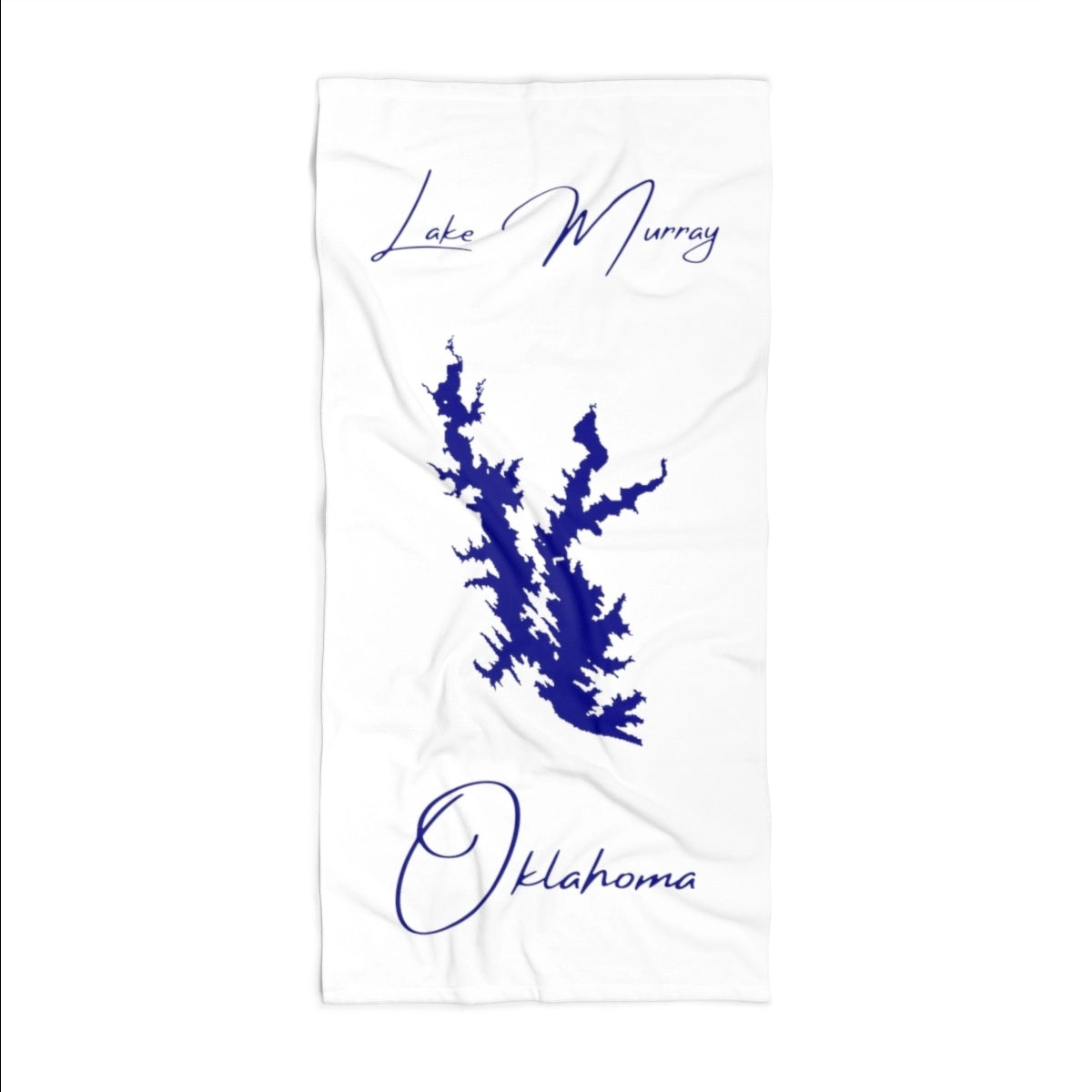 Oklahoma Lake Murray Beach Towel front position view from front 36 x 72.webp