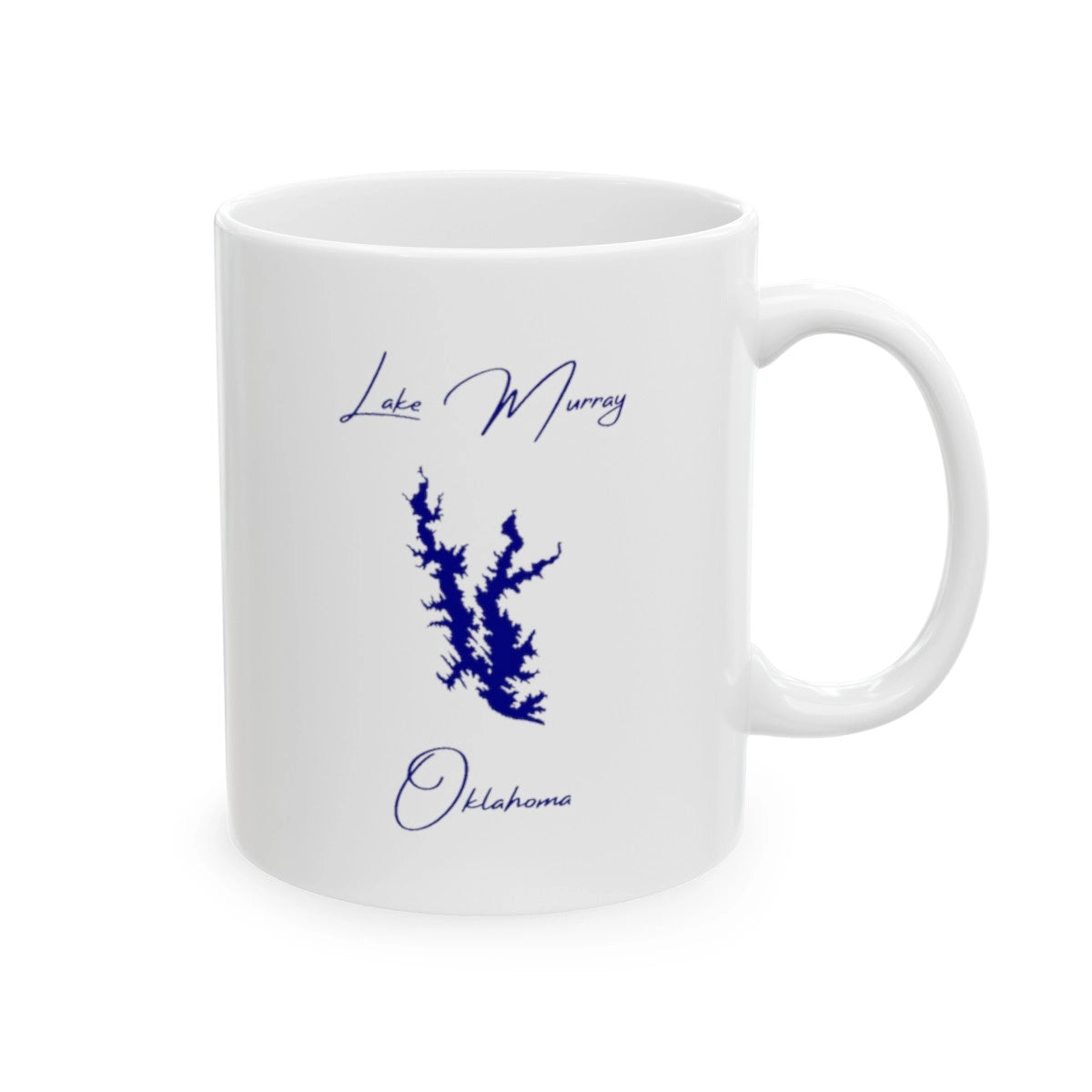 Oklahoma Lake Murray Ceramic Mug other position view from right 11oz.webp