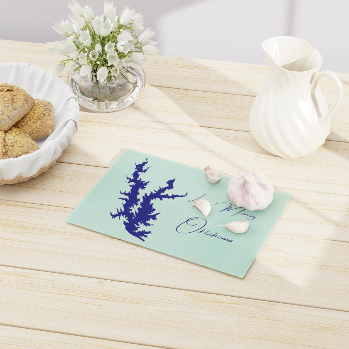 Oklahoma Lake Murray Cutting Board other position view from context-1 small.webp