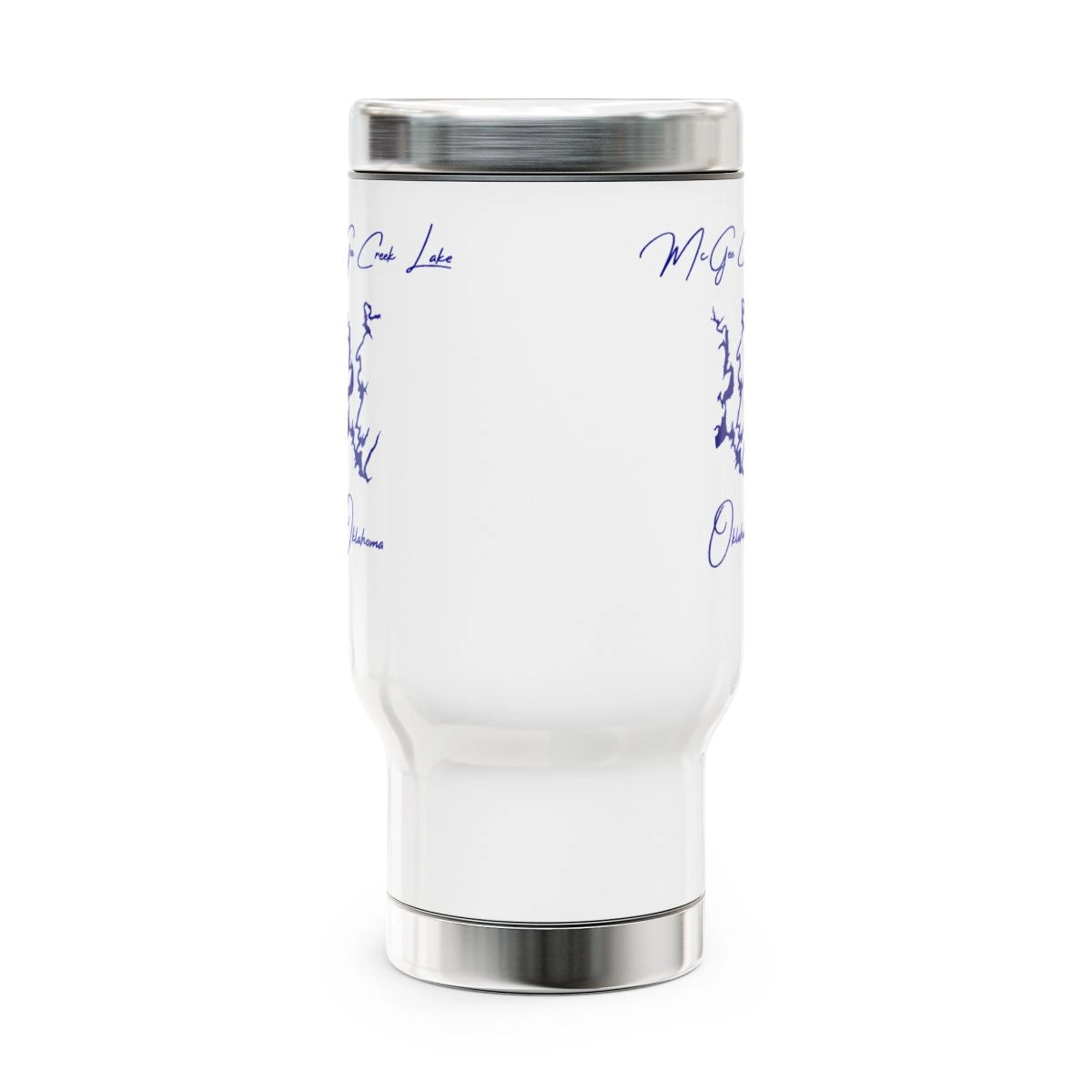 Oklahoma McGee Creek Lake Travel Mug other position view from front 14oz.webp