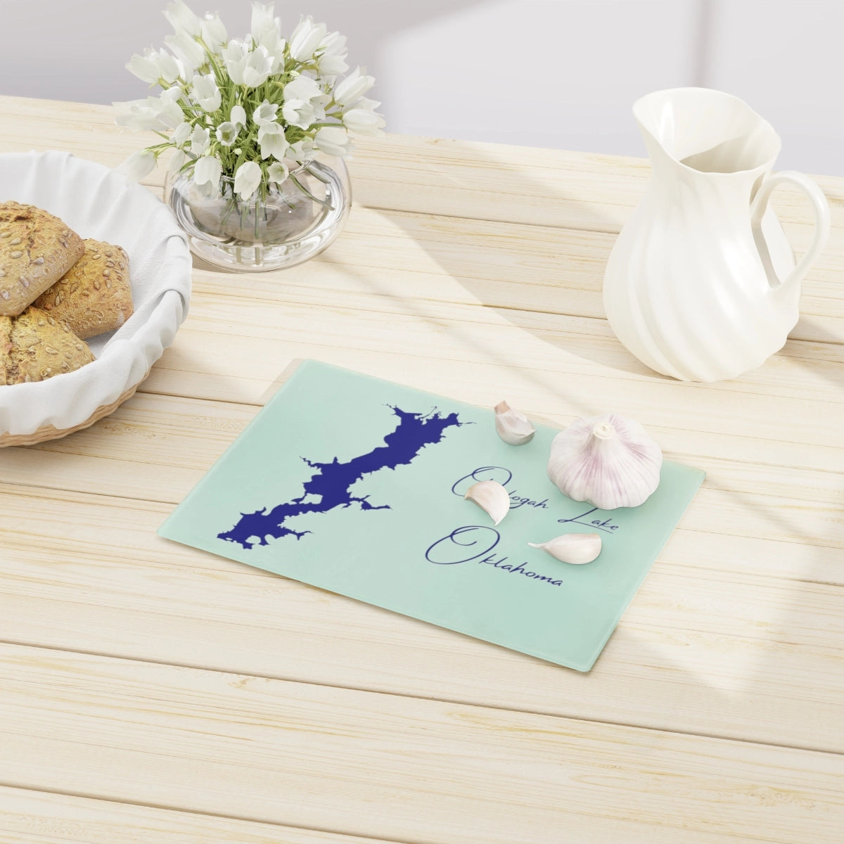 Oklahoma Oologah Lake Cutting Board other position view from context-1 small.webp