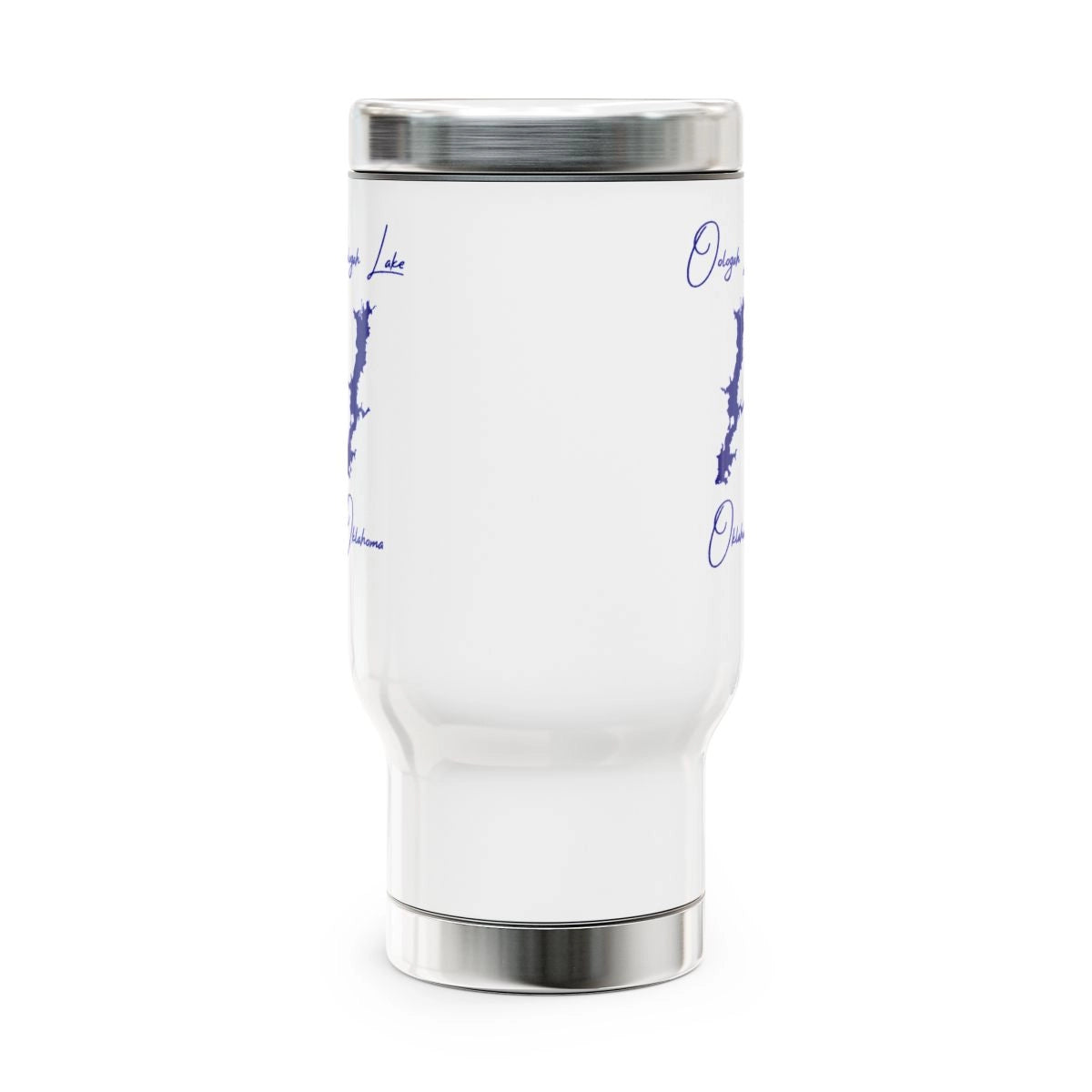 Oklahoma Oologah Lake Travel Mug other position view from front 14oz.webp